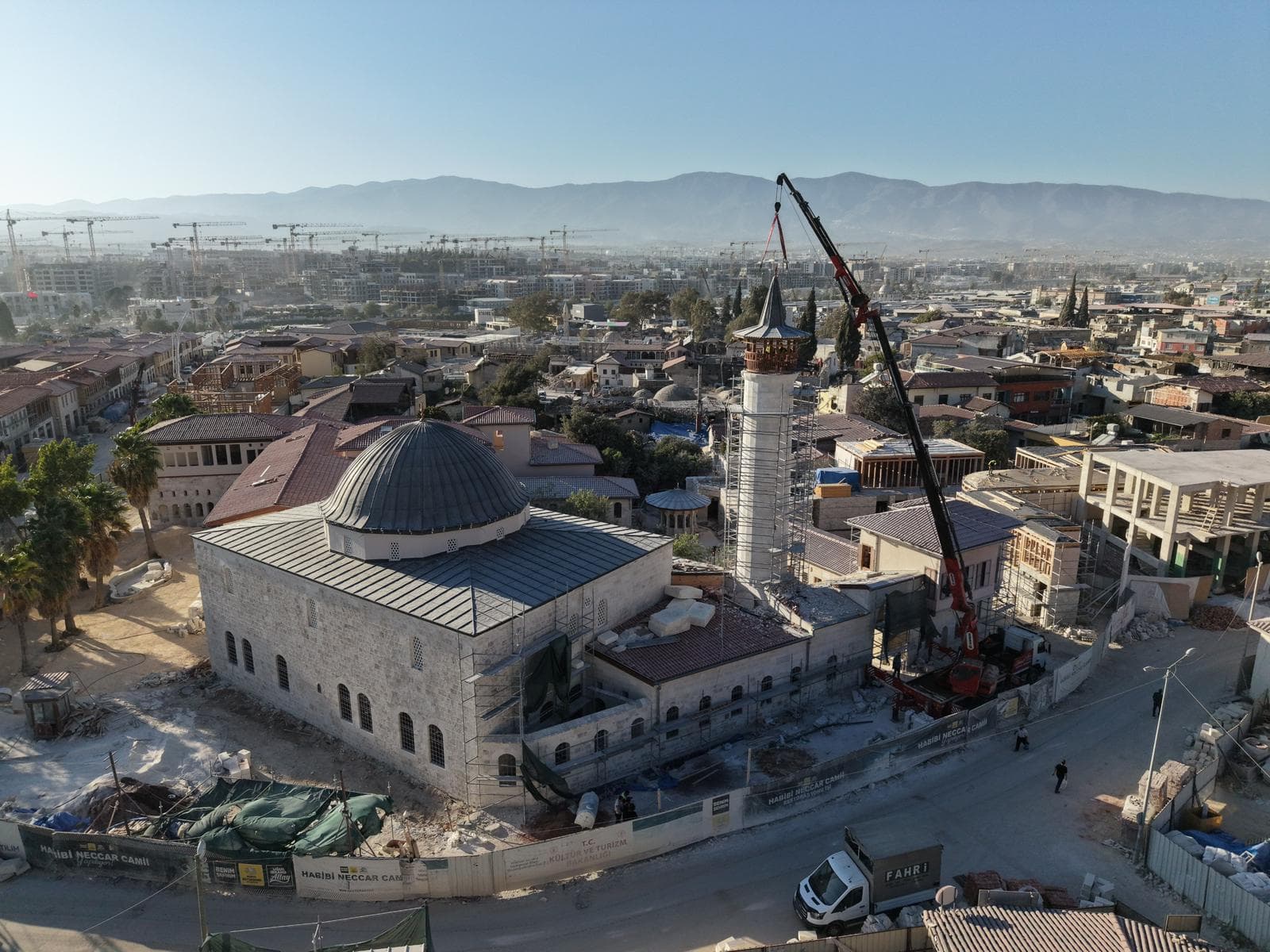 Habibi Neccar Camii minare fotoğrafı 12